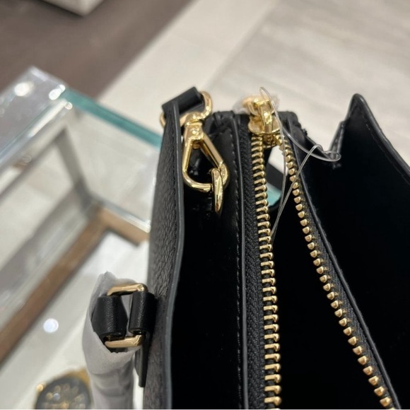 MICHAEL MICHAEL KORS Valerie Small Pebbled Leather Satchel Black NWT - Picture 11 of 16